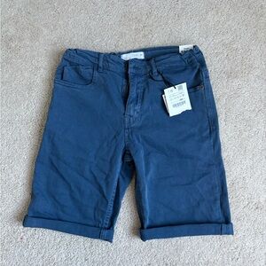 Zara Boys Blue Casual Shorts Size 11-12